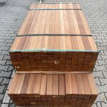 Ca. 346x Guyana Teak Planken Geschaafd, 27x70mm, lengte 168/155cm, 178